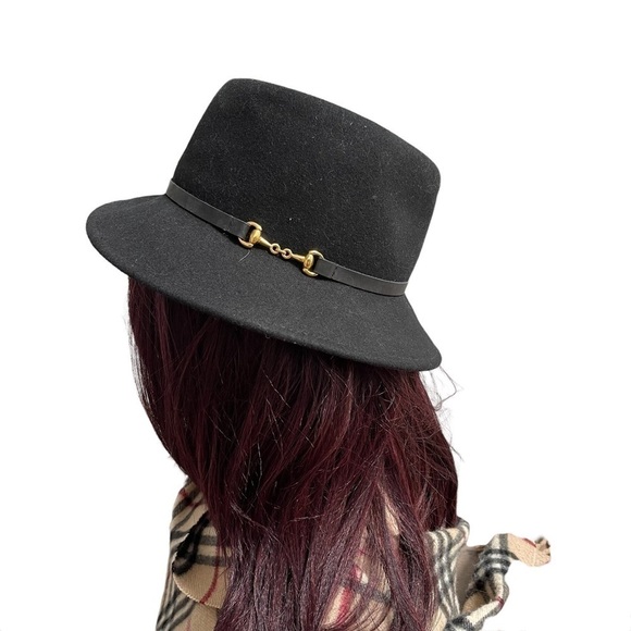 Nine West Wool Fedora Hat Women’s Winter Felted Accessories - Picture 1 of 9